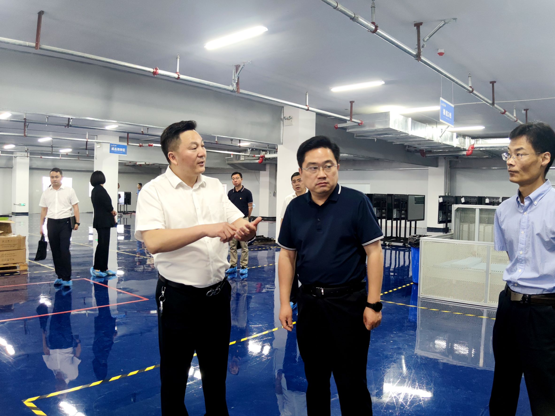 高新区管委会莅临赢咖娱乐调研指导