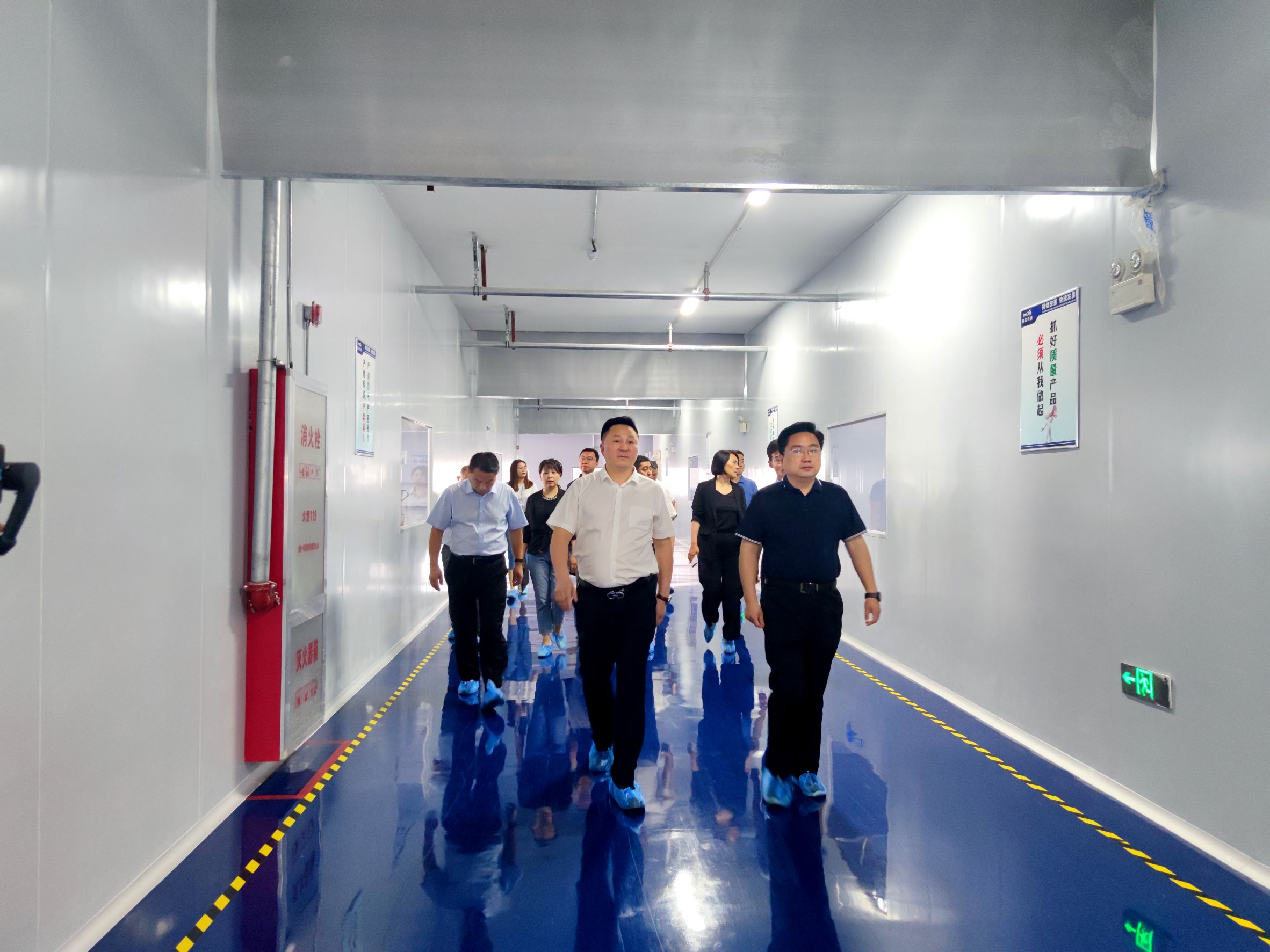 高新区管委会莅临赢咖娱乐调研指导