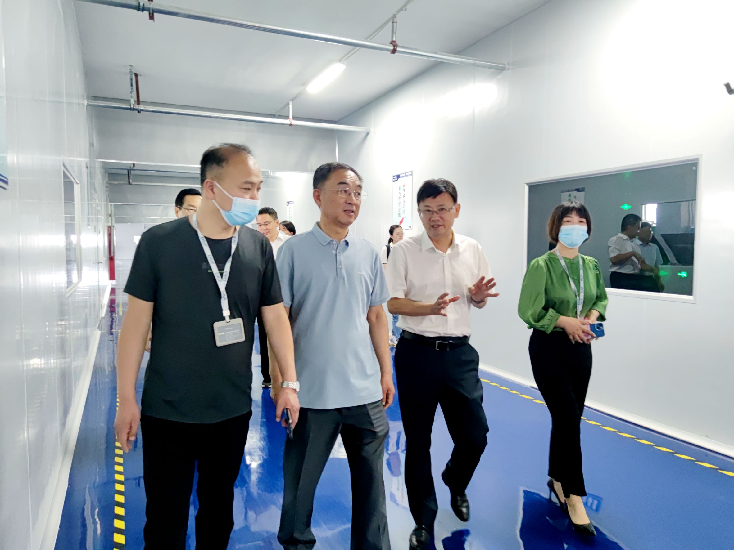 省生态环境督查组莅临赢咖娱乐科技 (6)