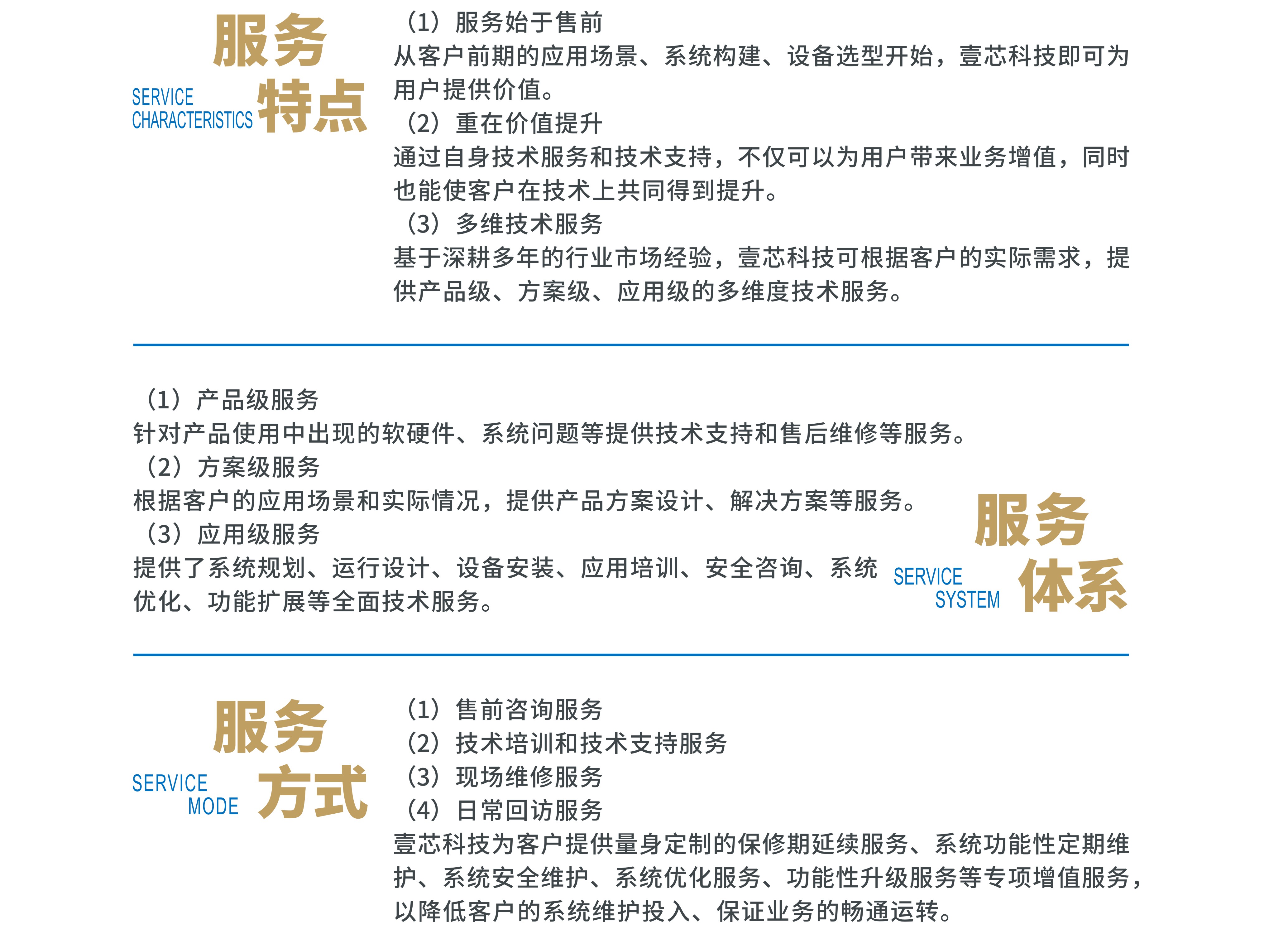 服务体系