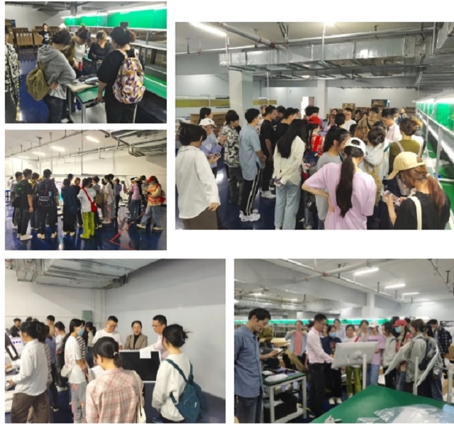 安理大人工智能学院师生参观赢咖娱乐科技车间