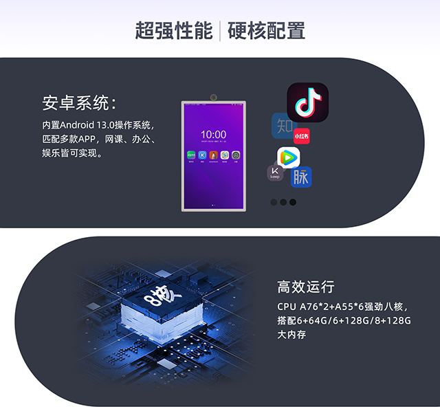 赢咖娱乐科技闺蜜机采用MTK方案6nm工艺的芯片及八核处理器